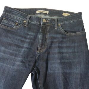 Mavi Zach Jeans Men 32x31 Blue Straight Leg Dark Wash Stretch Denim